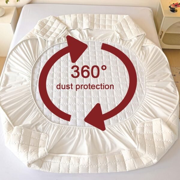 Waterproof Mattress Cover, Soft Comfortable Breathable Mattress Protector, Bedding Supplies for Bedroom, Guest Room, Apartment, School, Home - Image 5